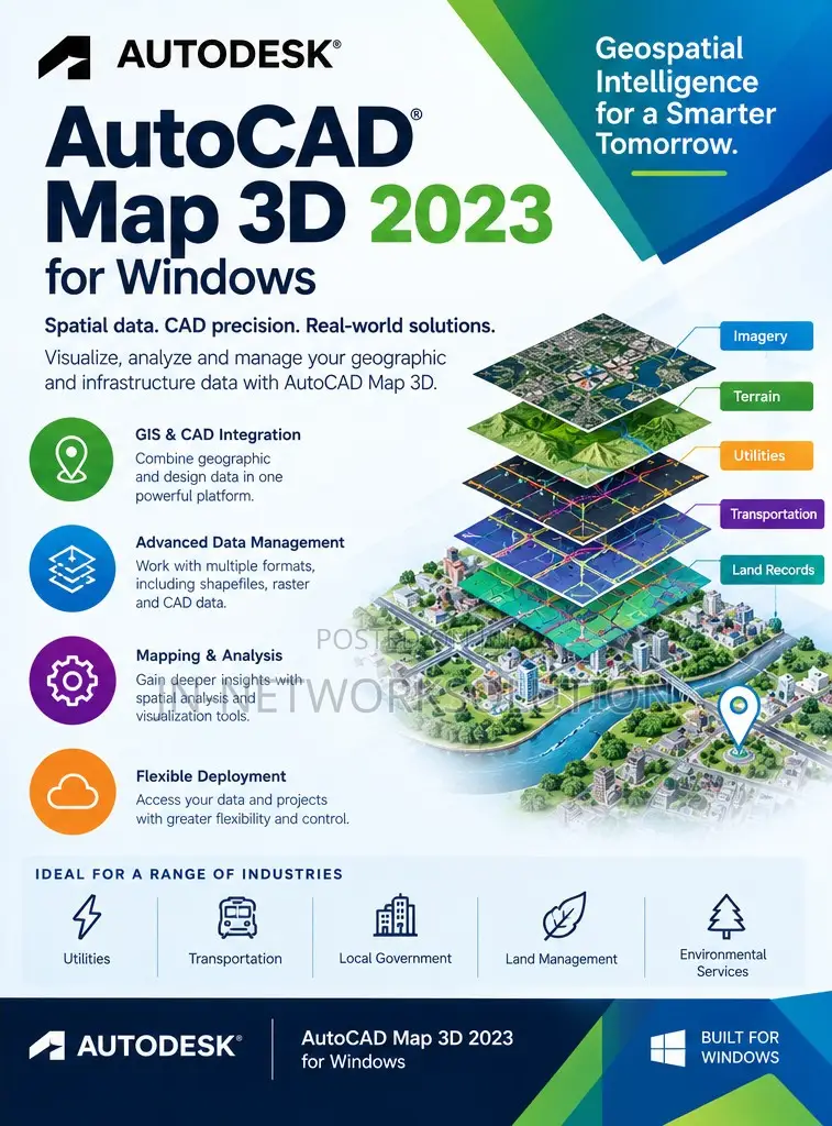 Autodesk AutoCAD Map 3D 2023 for Windows