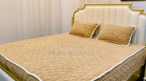 Quality Waterproof Fluffy Bed Cover Makes Bed Soft, Protect From Fluid