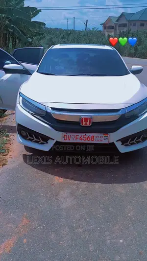 Honda Civic Touring Sedan 2018 White