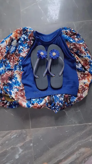 Crop Top Bubble Skirt Beaded Slipper