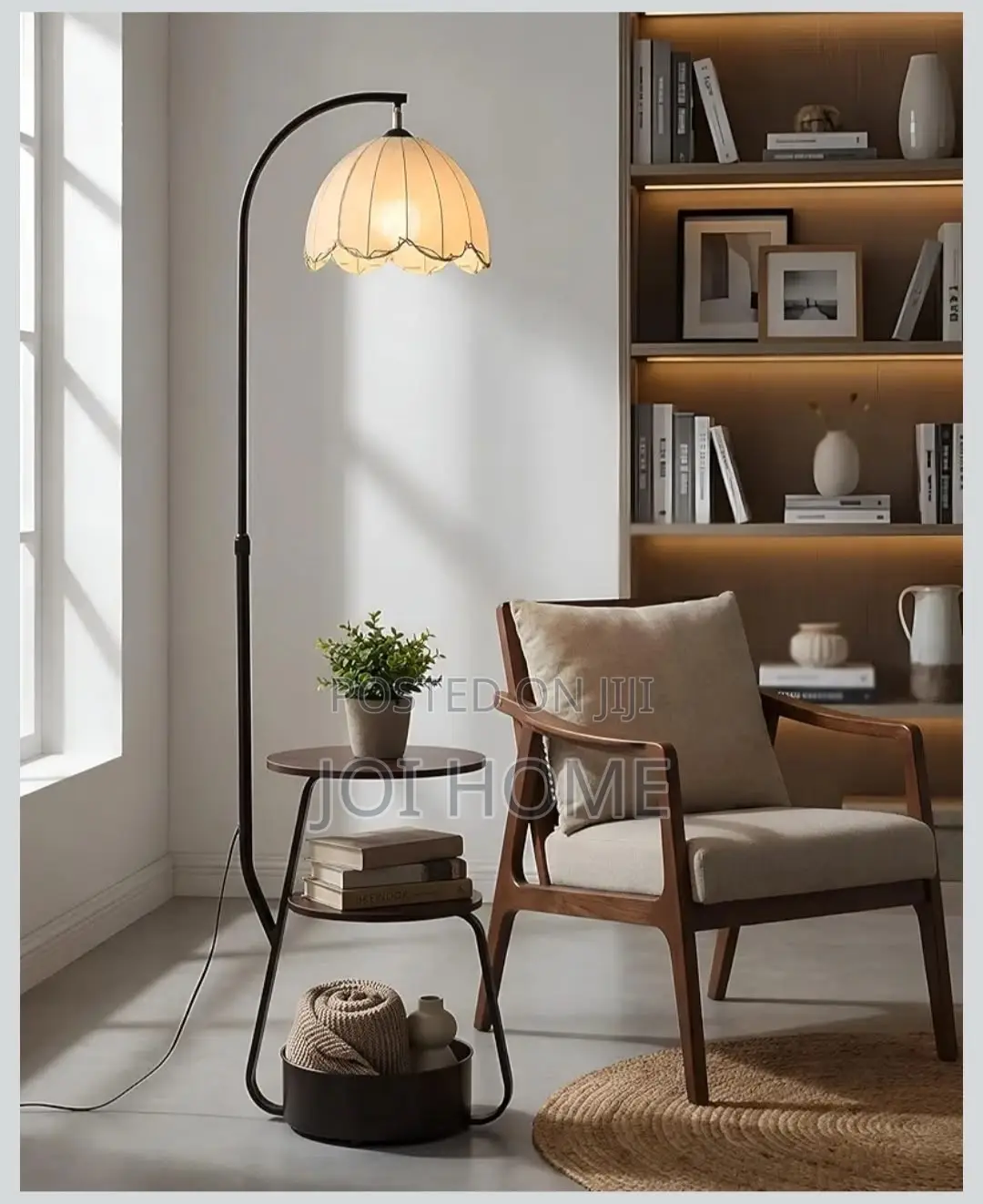 Vintage Floor Lamp With Storage