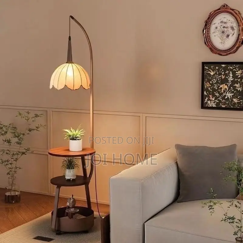 Vintage Floor Lamp With Storage