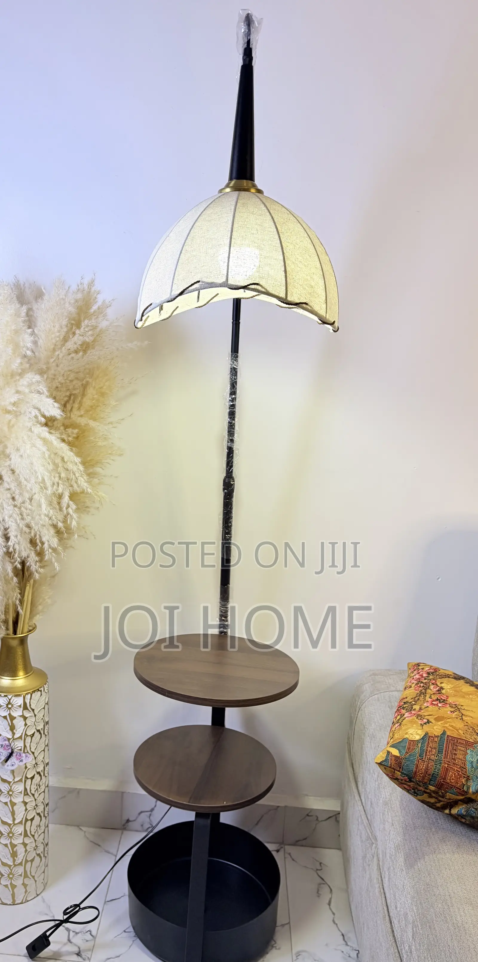 Vintage Floor Lamp With Storage