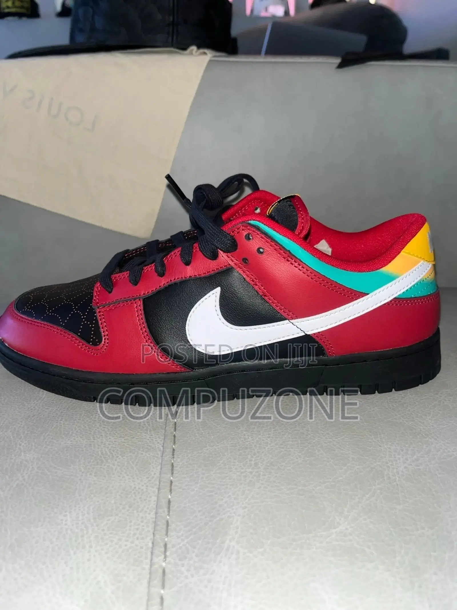 Original Nike Dunk Biker Tattoo Spider-Man Size 47 USA Slight Used