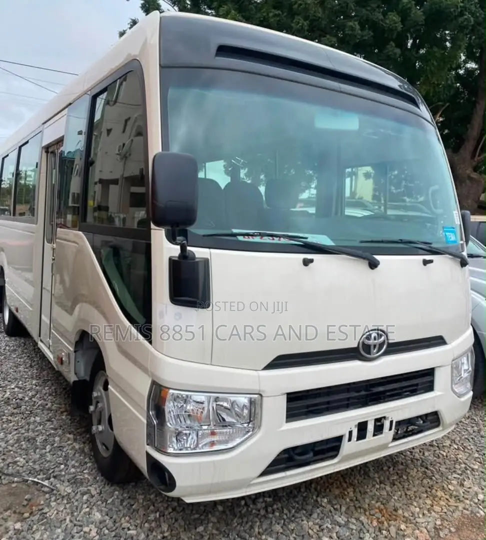 New Toyota Coaster 2025 White