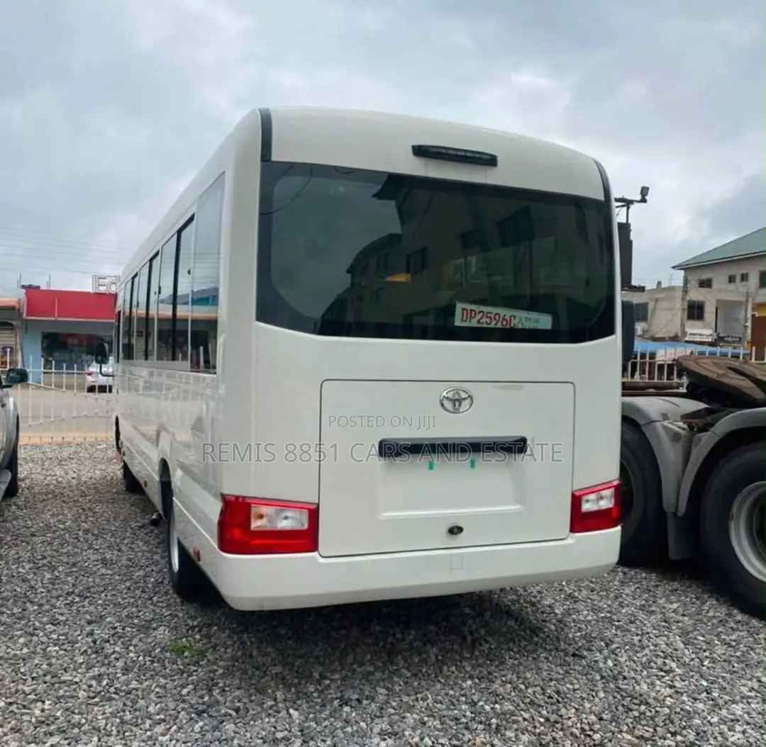 New Toyota Coaster 2025 White