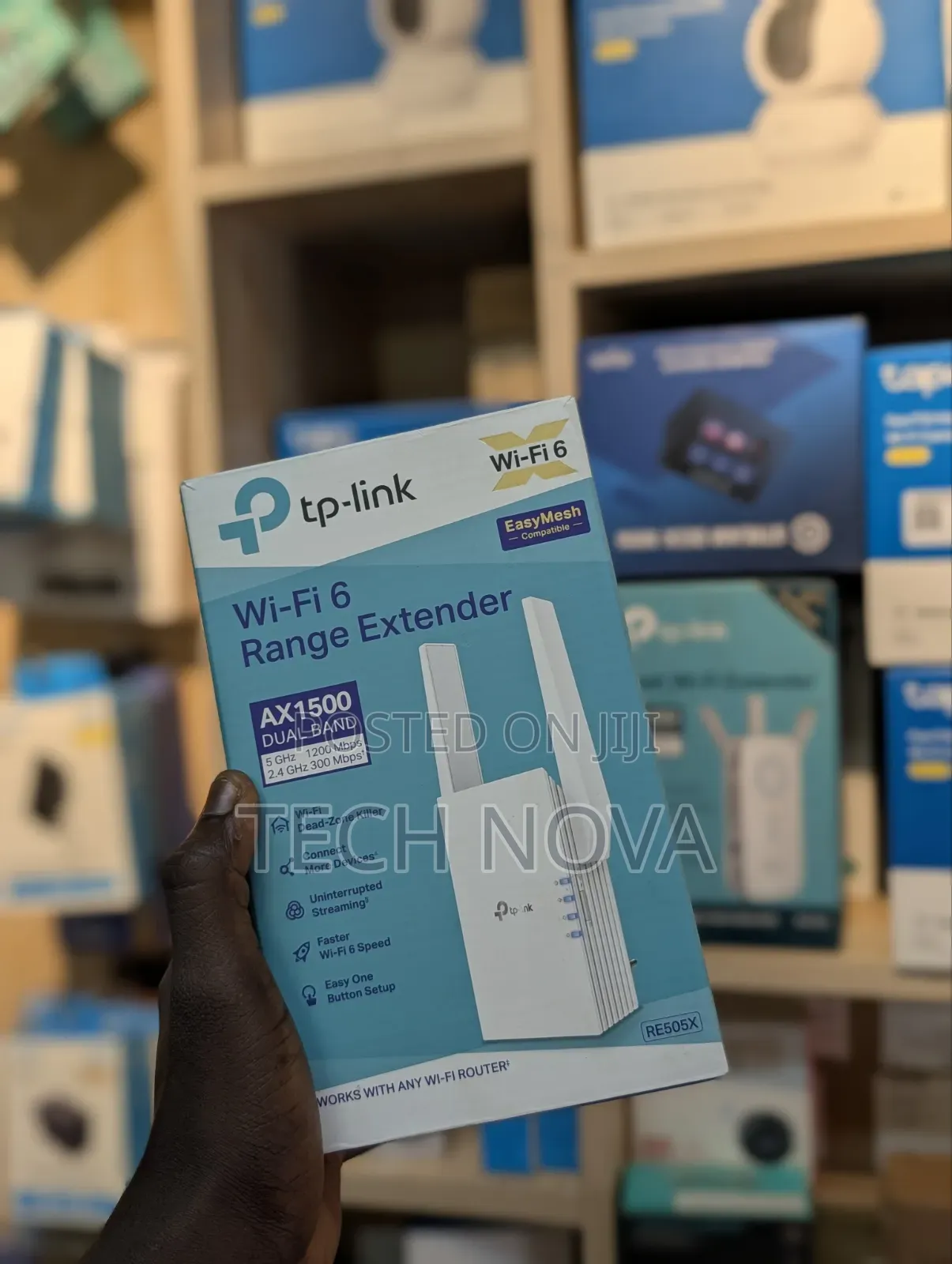 TP-Link AX1500 WiFi 6 Extender, WiFi Booster, WiFi Repeater