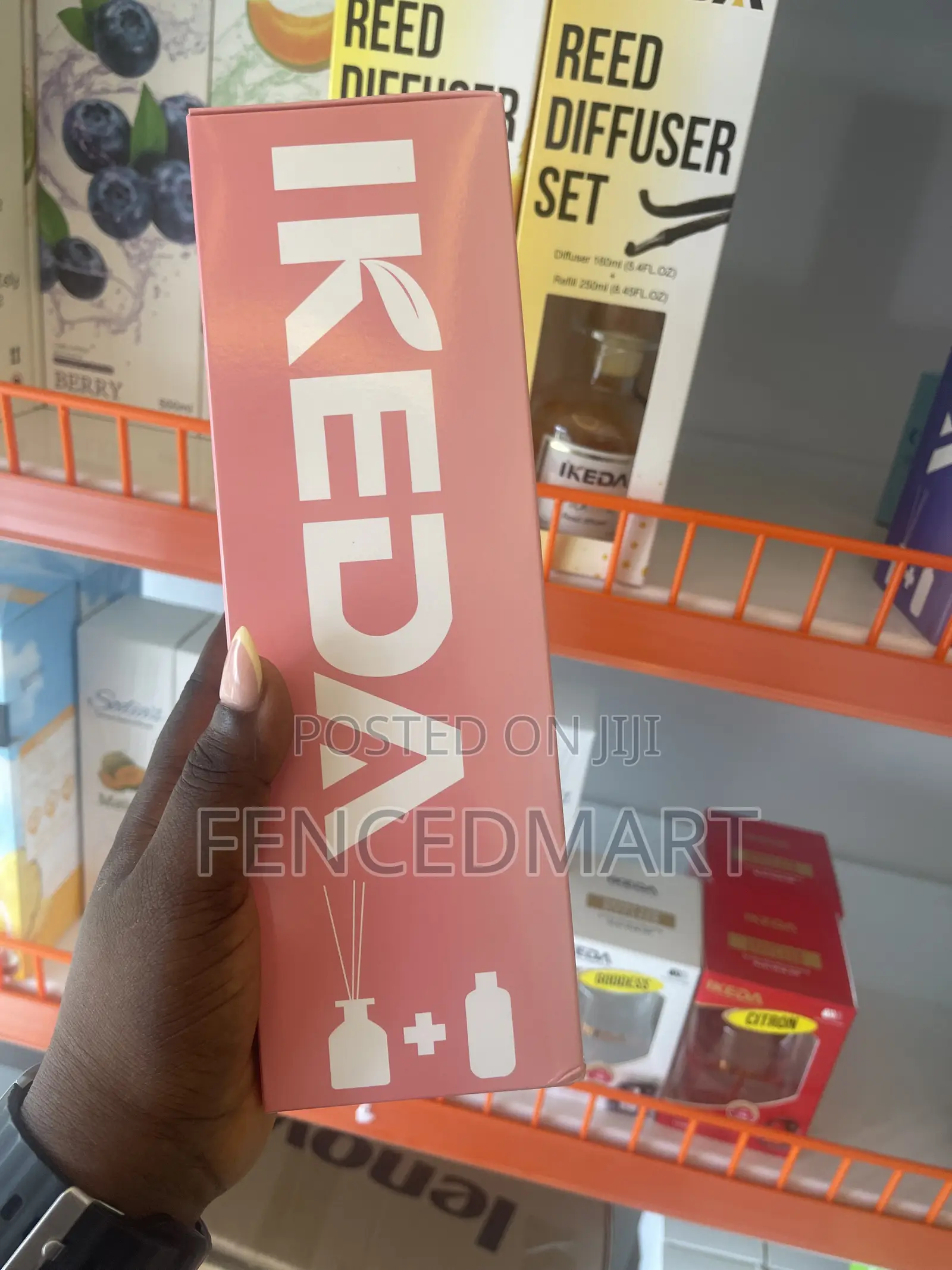 IKEDA Peach Reed Diffuser Set 410ml – Home Fragrance With Refill