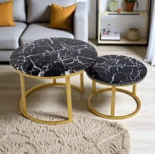 Double Marble Center Table