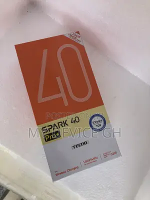 New Tecno Spark 40 Pro+ 256 GB Black