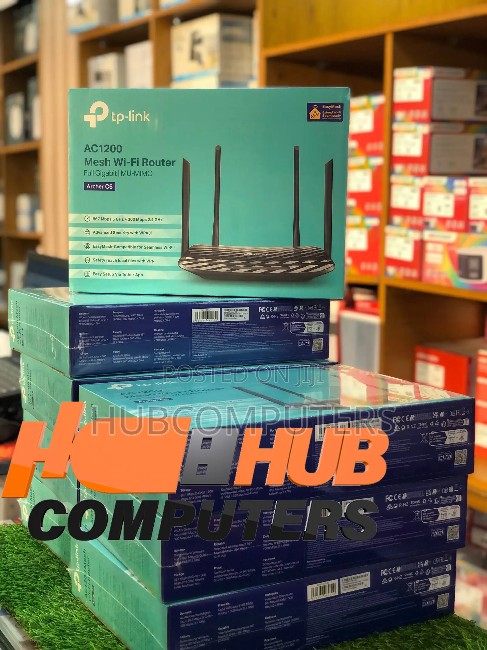 TP-Link Archer C6 AC1200 MU-MIMO Mesh Gigabit Wi-Fi Router