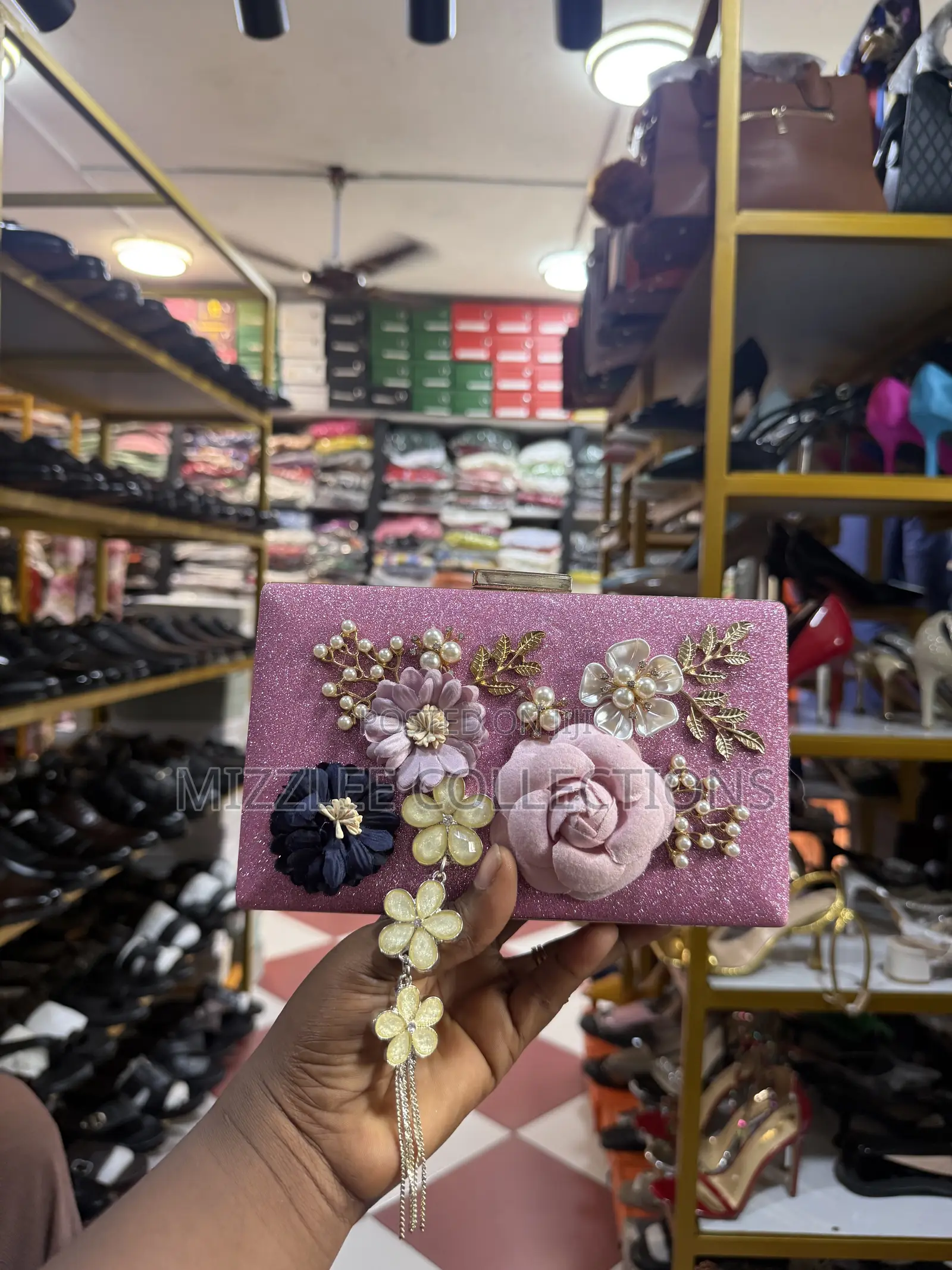 Classic Pink Clutches for Ladies