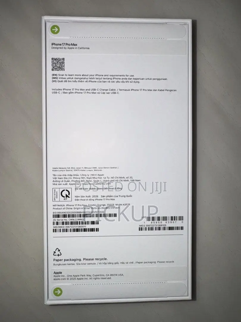 New Samsung Galaxy S24 Ultra 512 GB Orange