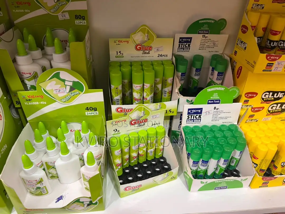 Yalong Glue Stick & White School Glue – All Sizes Available
