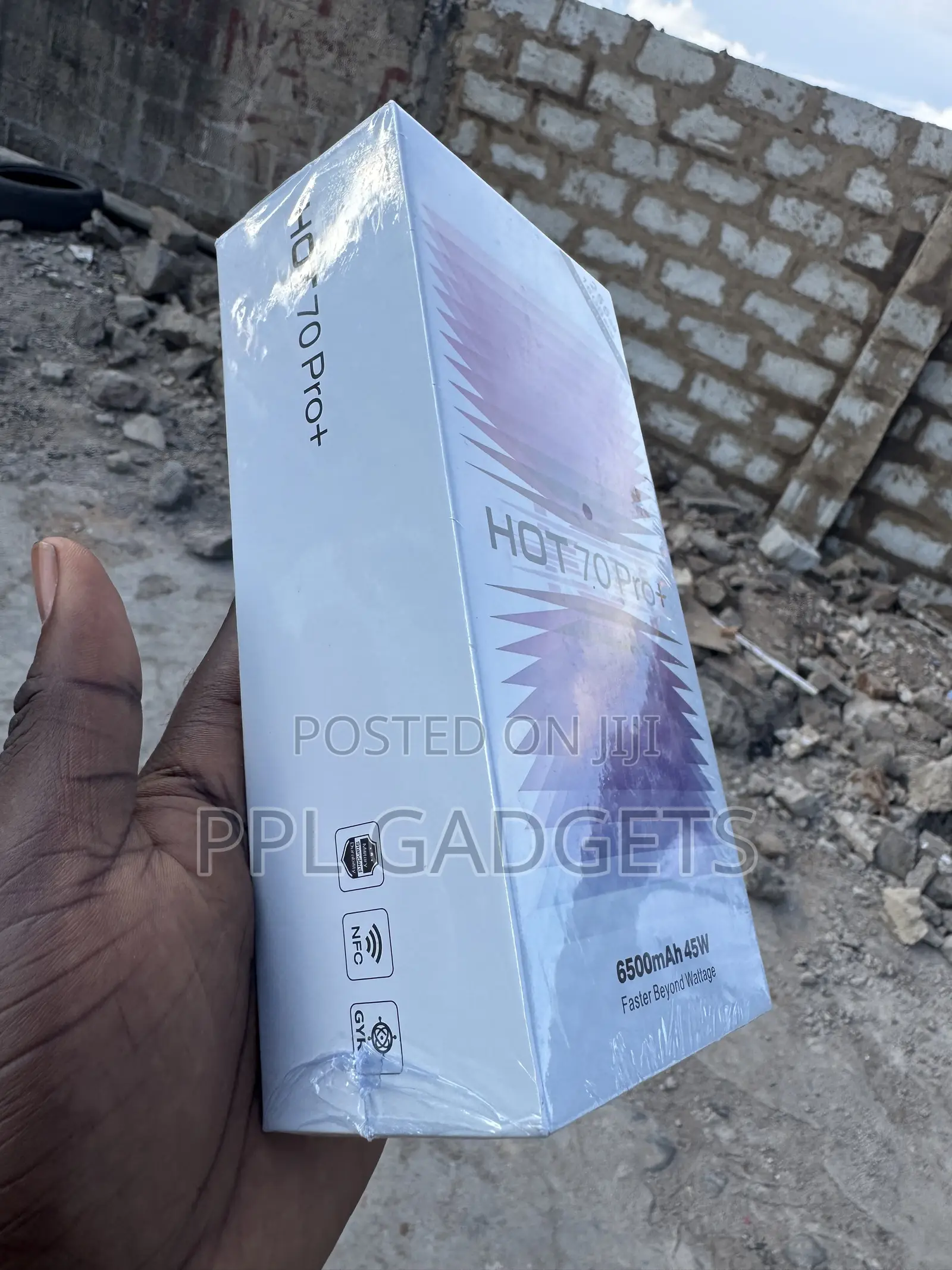 New Infinix Hot 70 Pro 5G+ 256 GB Black