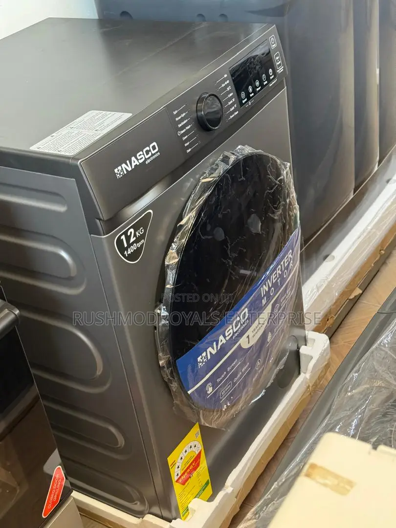 Energy Efficient Nasco 12kg Front Load Washing Machine