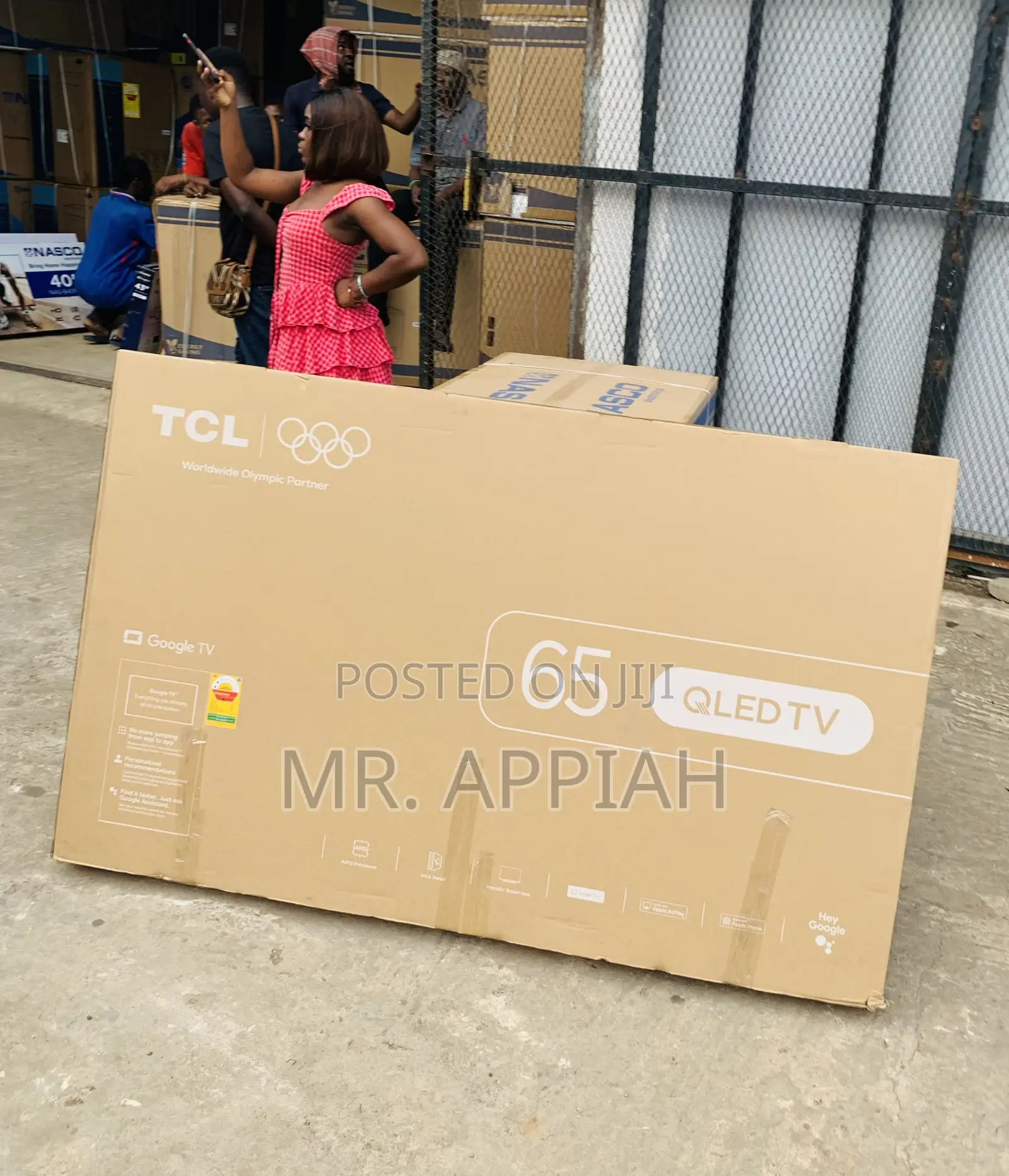 Android Smart Television TCL 65 Inch Qled(Black)