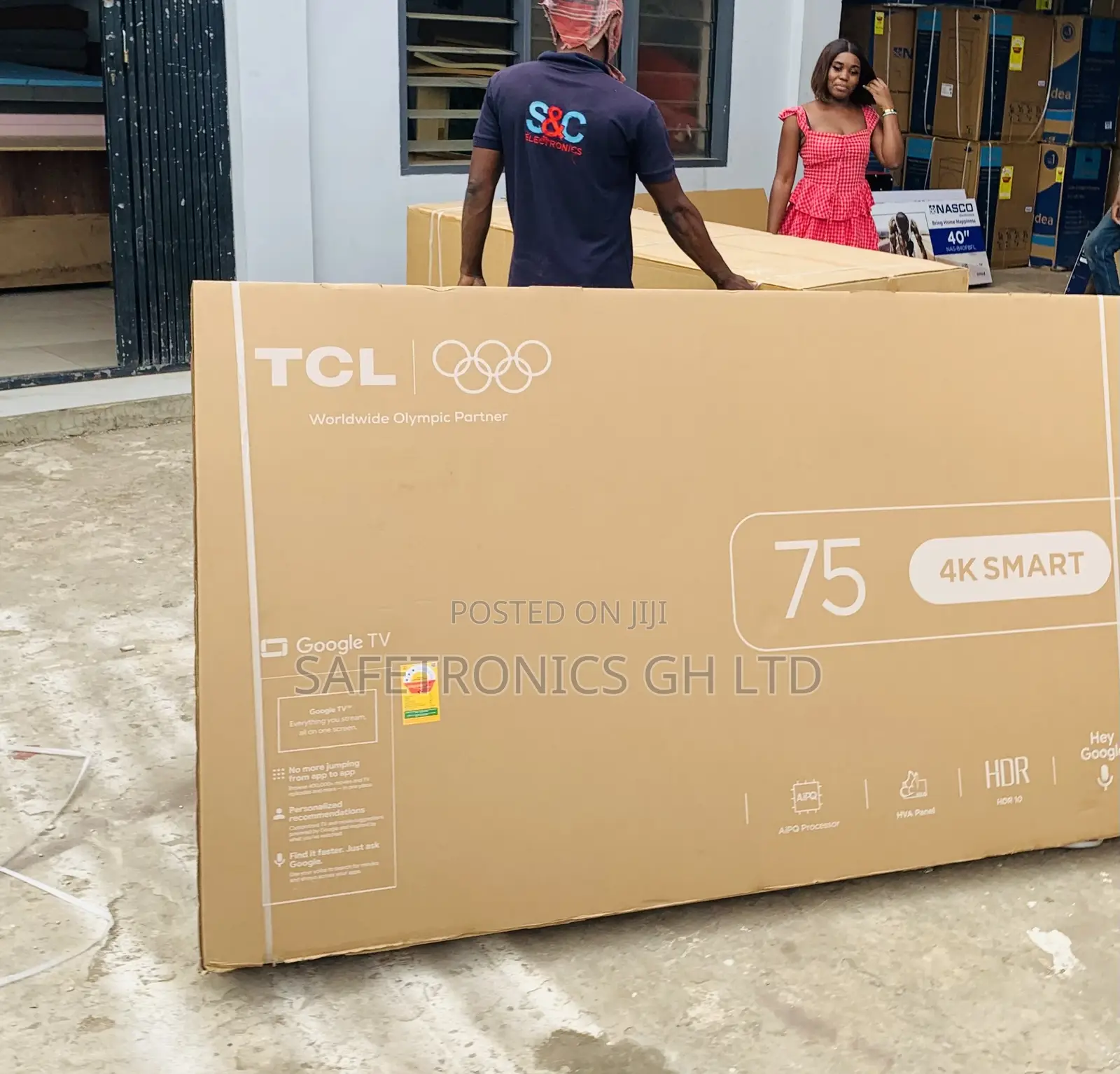 Lastest TCL 75 Inch Smart True Screen 4K UHD Android TV