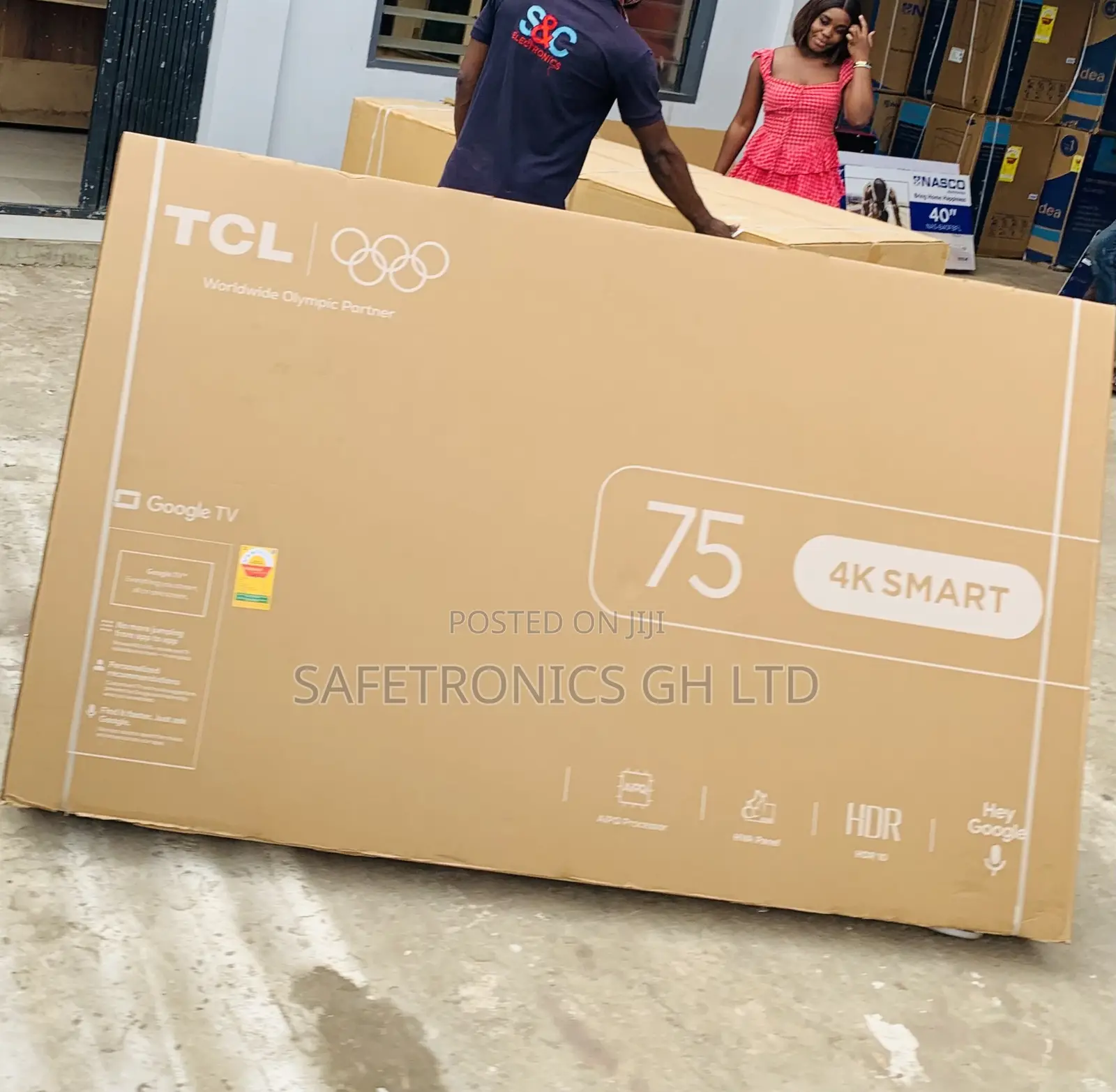 Trust 4K 75 Inch TCL Smart Display Android UHD TV