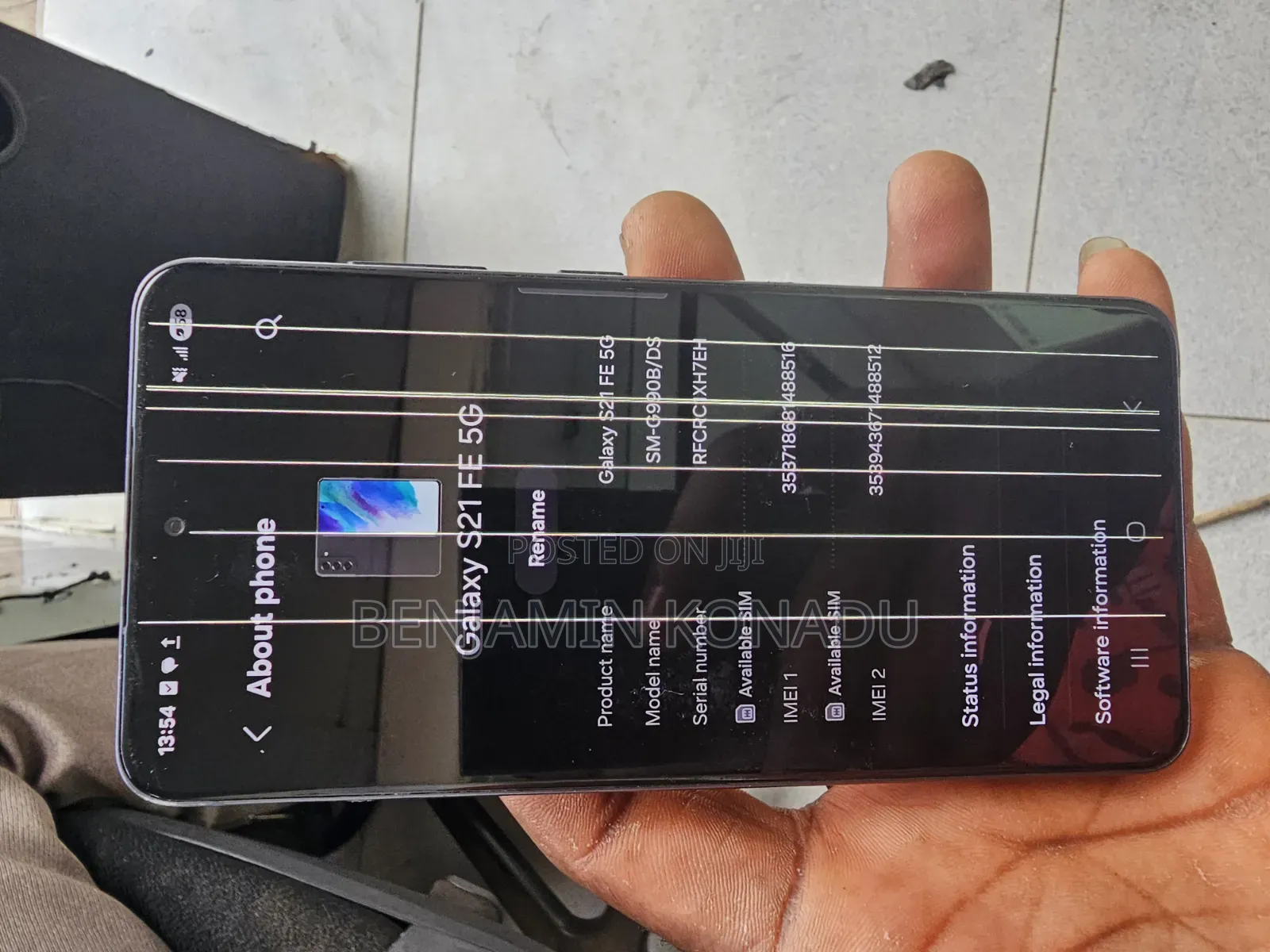 Samsung Galaxy S21 FE 5G 128 GB Black