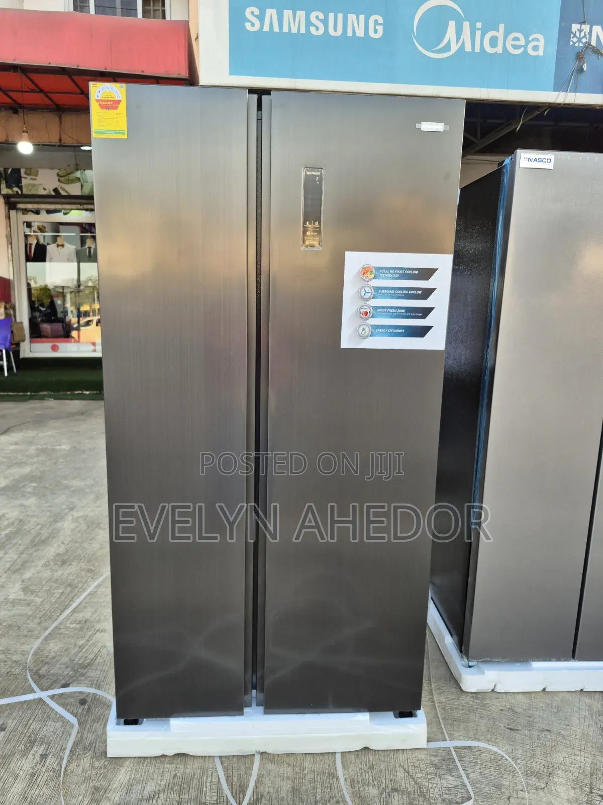 Black Nasco Side by Side 436l for Sale at Low Price