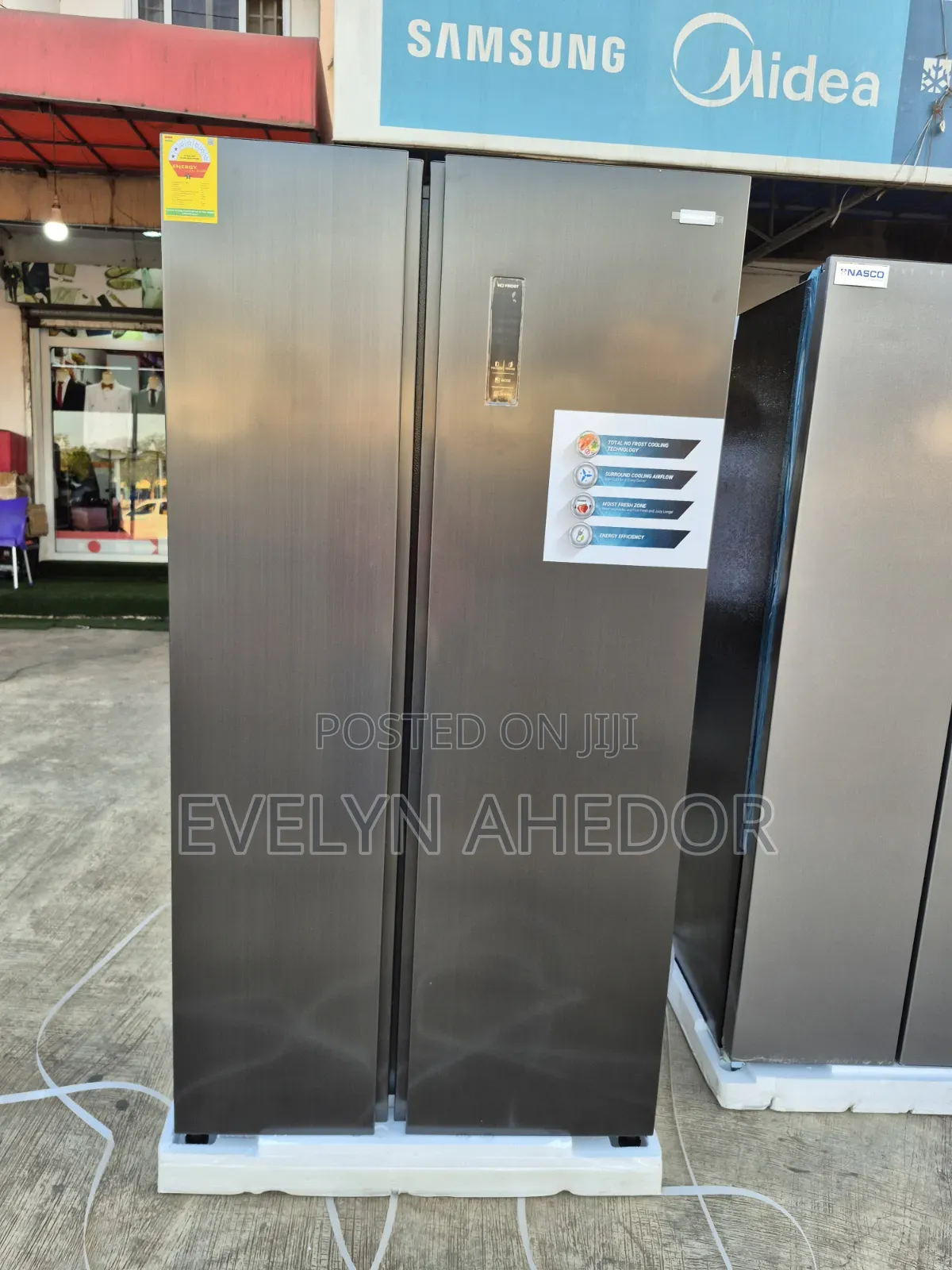Black Nasco Side by Side 436l for Sale at Low Price