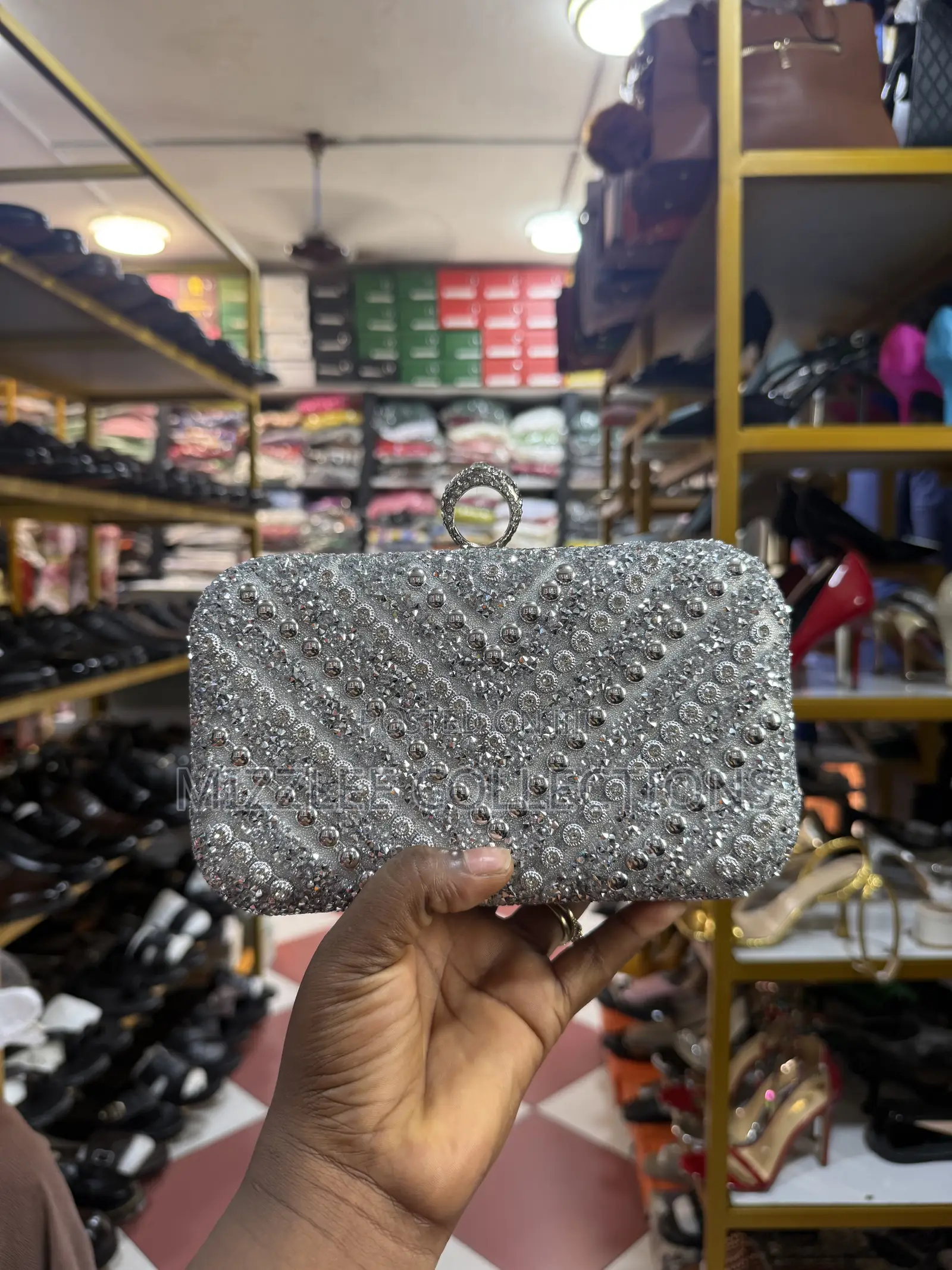 Executive Silver Clutch for Ladies