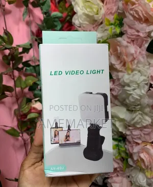 AY-49J LED Video Light for Phones and Laptop Computers