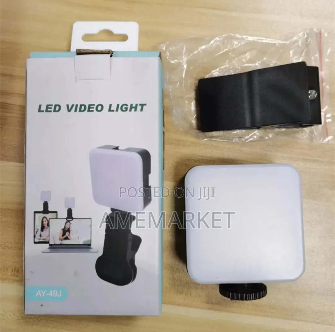 AY-49J LED Video Light for Phones and Laptop Computers