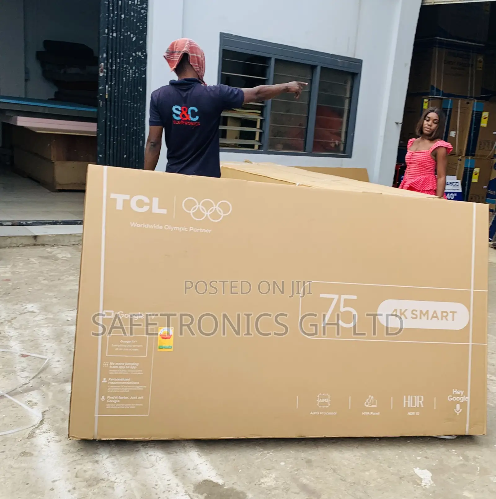 Secure 75 Inch Led View Smart TCL UHD Android TV