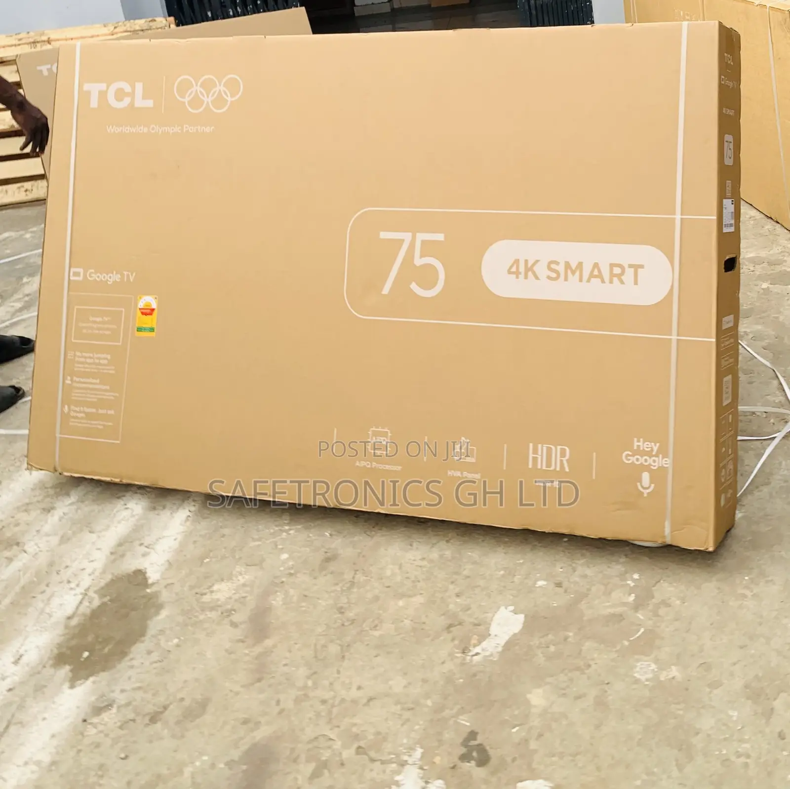 Ultra Great 75 Inch Smart UHD TCL Android 4K Crystal TV