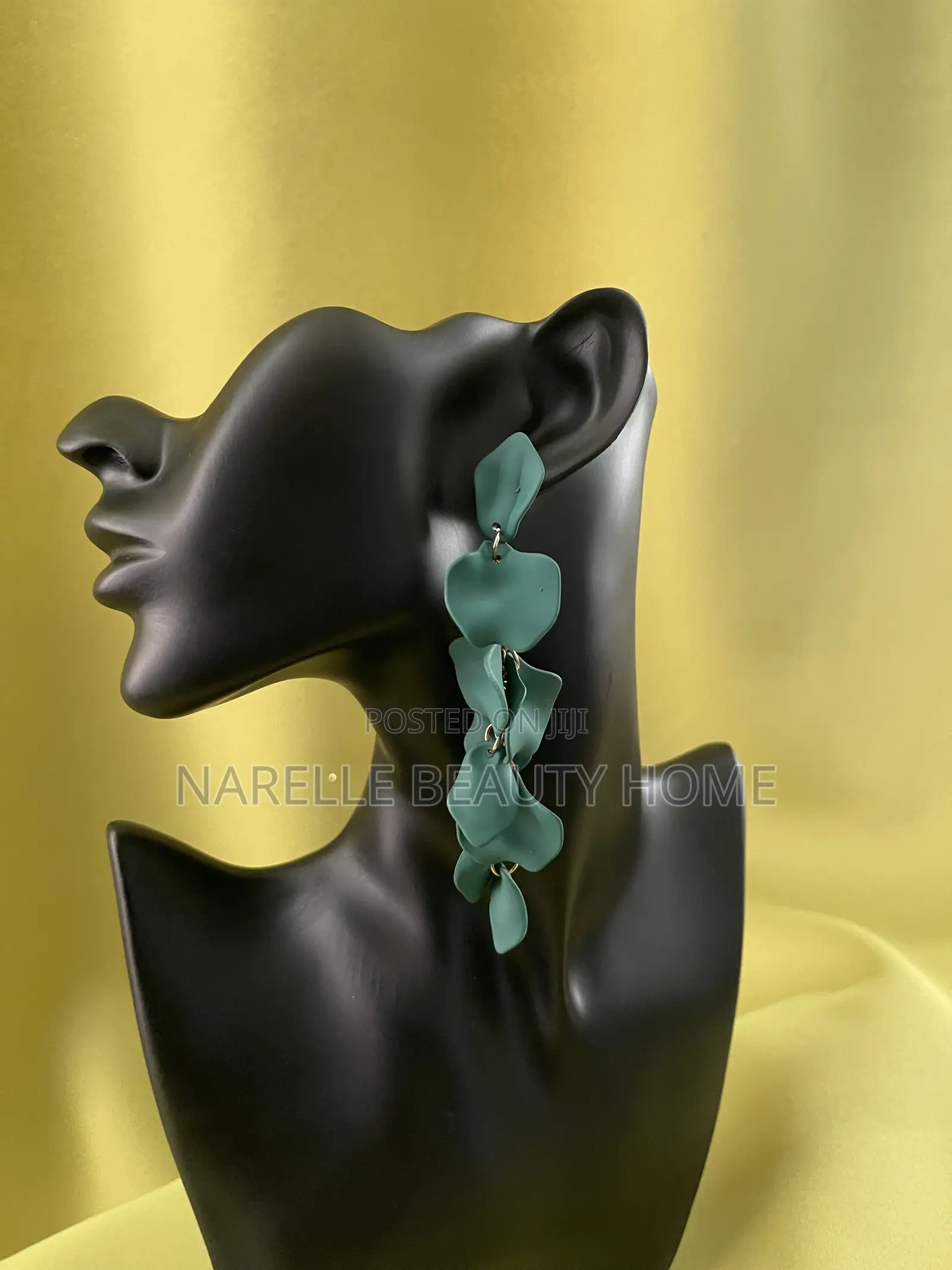 Petals of Sage Earrings - Chic & Elegant