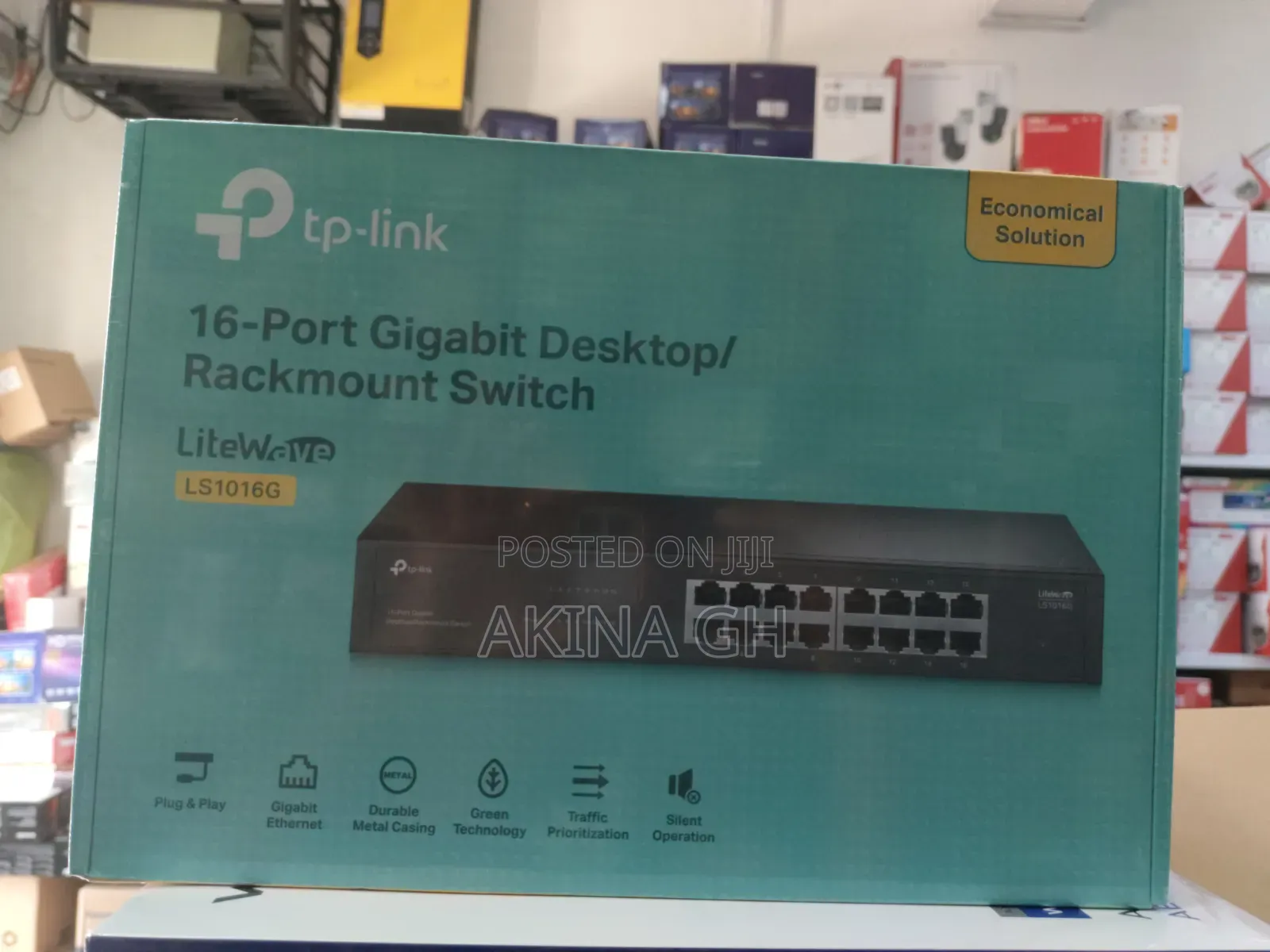 Tp Link 16port Gigabit Desktop/Rackmount Switch/ LS1016G