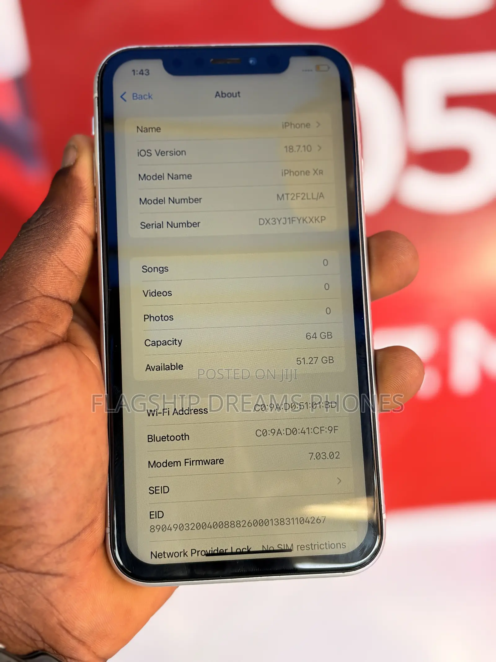 Apple iPhone XR 64 GB White