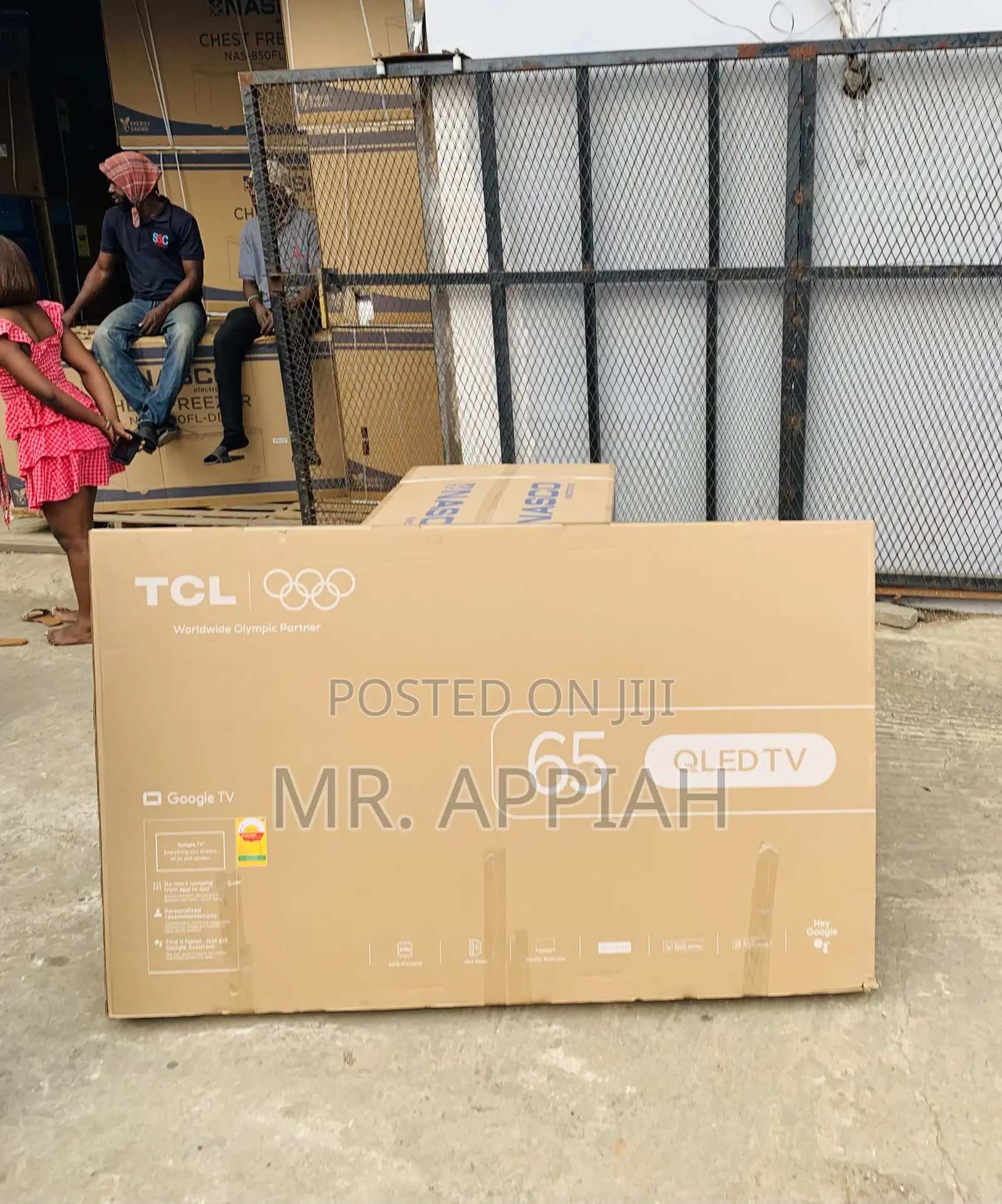 Super Quality TCL 65” Qled 4k Smart Television(Remote)