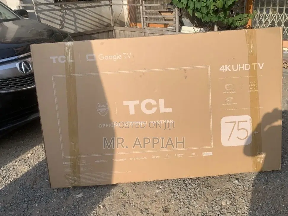 Classic TCL 75” UHD 4k Television(Remote)