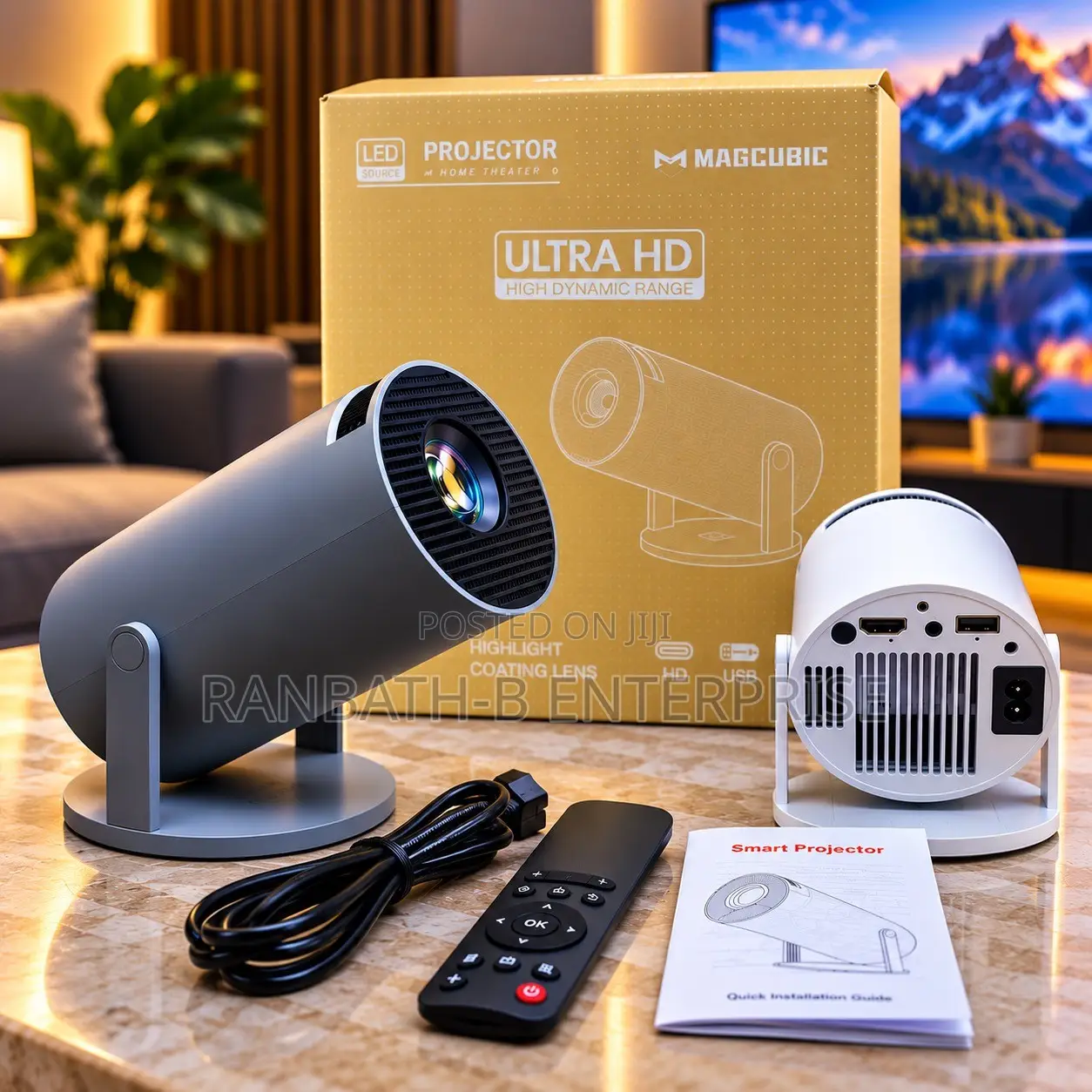 MAGCUBIC Portable Smart Projector Complete Set