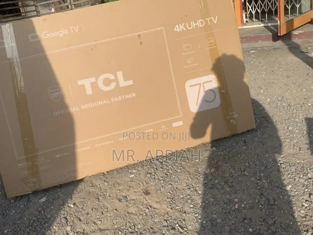Large Screen TCL 75 Inch 4k Smart Google TV(Remote)