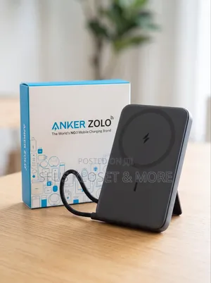 Anker Zolo Power Bank (10K, Magnetic, Built-in USB-C Cable Model A1685