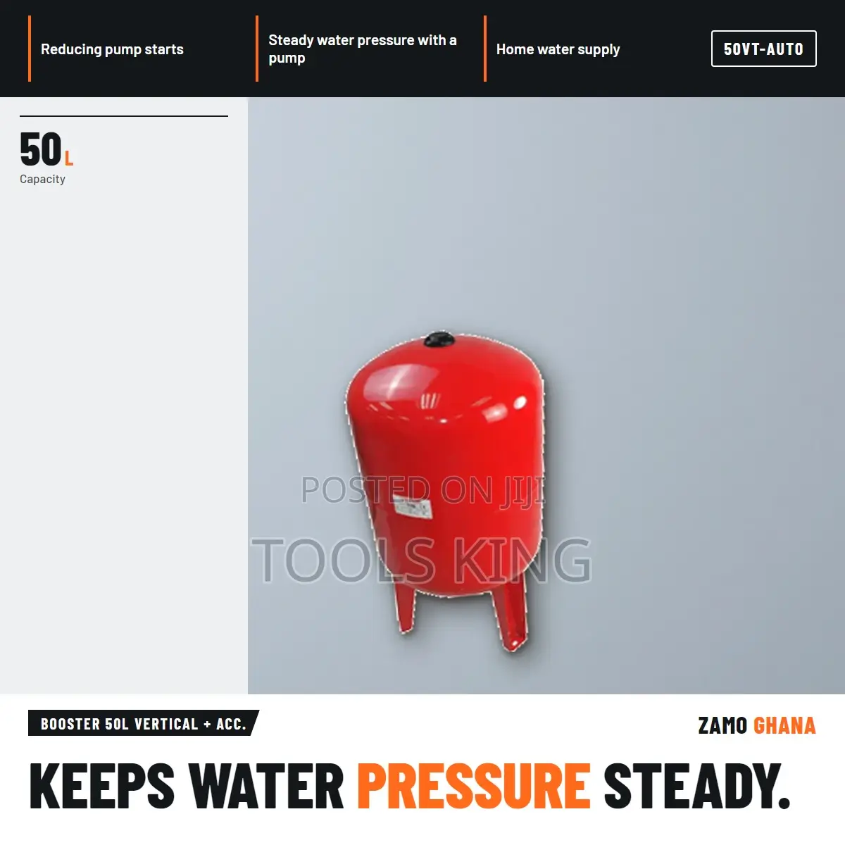 Booster 50L Vertical + Acc. - 50vt-Auto