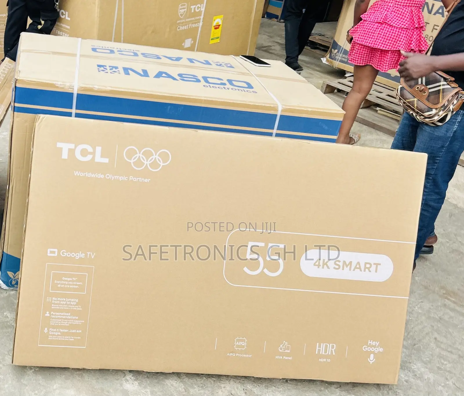 Crystal Clear 4K Led UHD Android TCL 55 Inch Smart TV