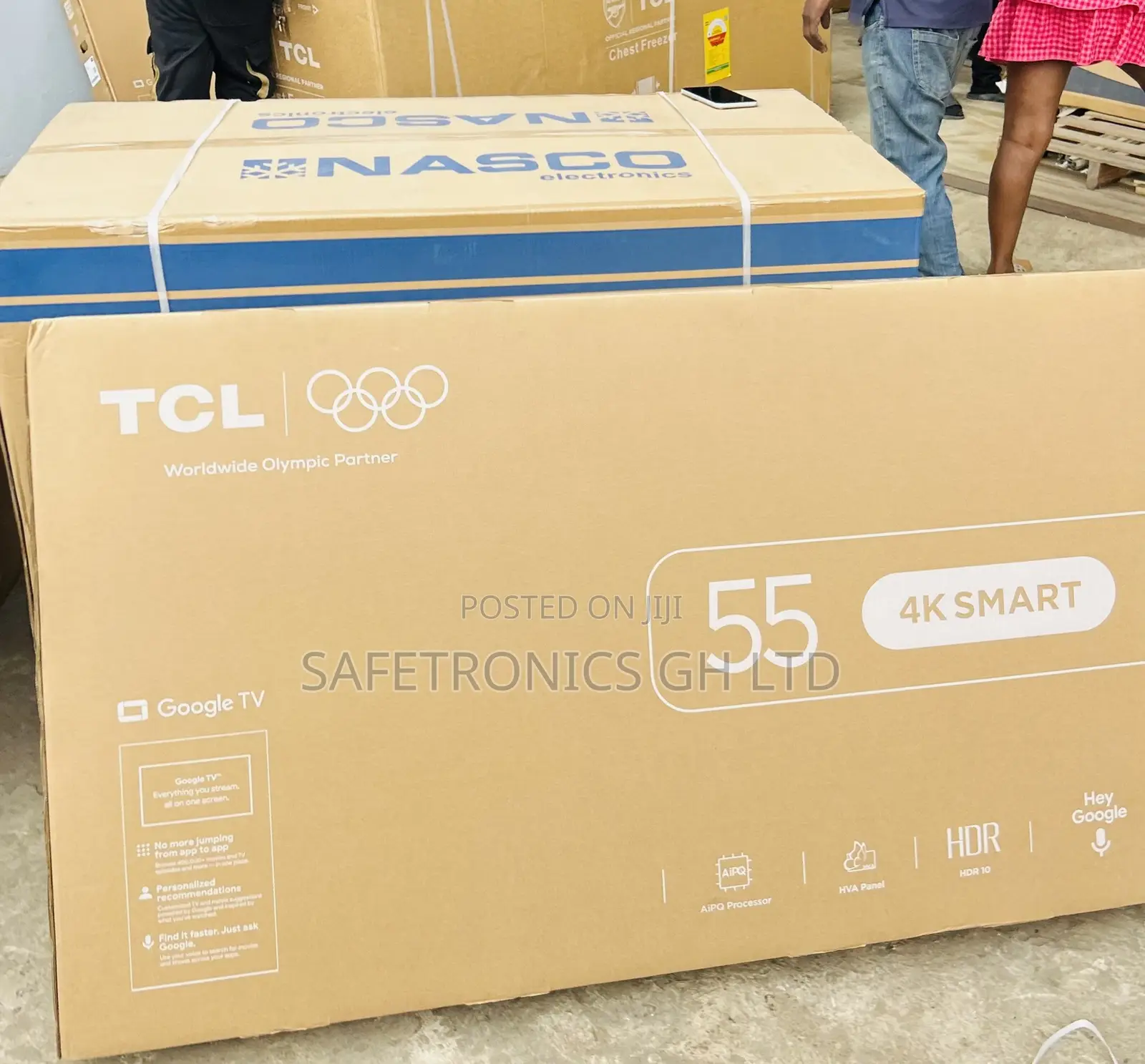 Lastest 4K 55 Inch UHD Smart TCL Android Led Bright View TV
