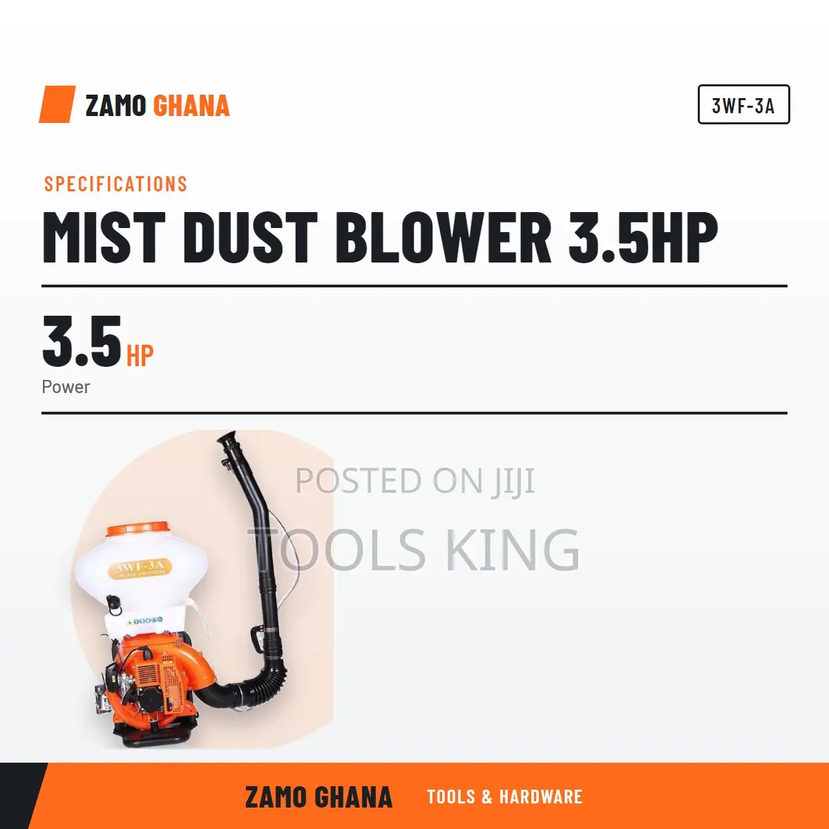 Mist Dust Blower 3.5Hp - 3wf-3a