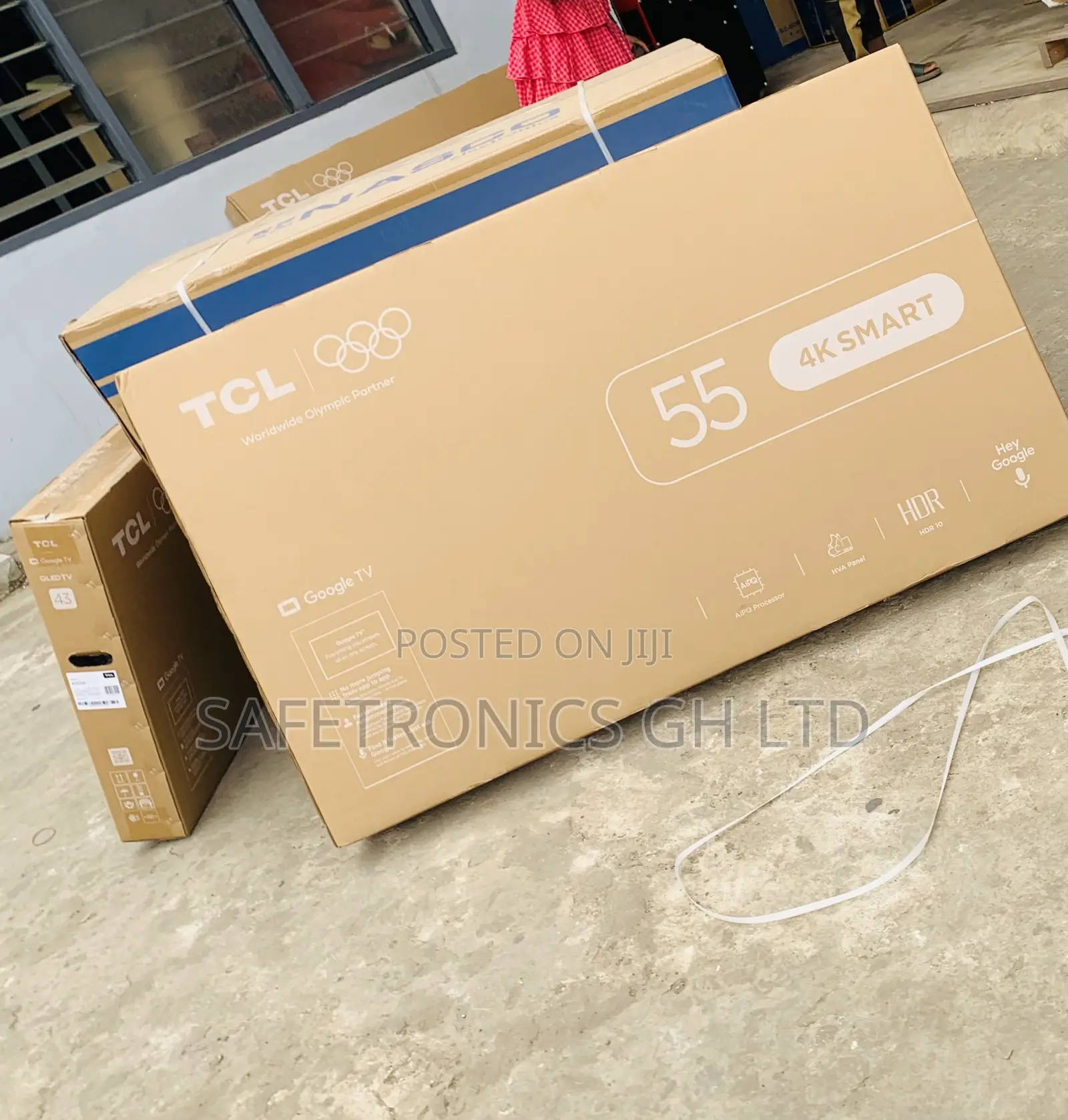 Zealous Led Smart 4K 55 Inch TCL UHD Android Crystal Clear TV