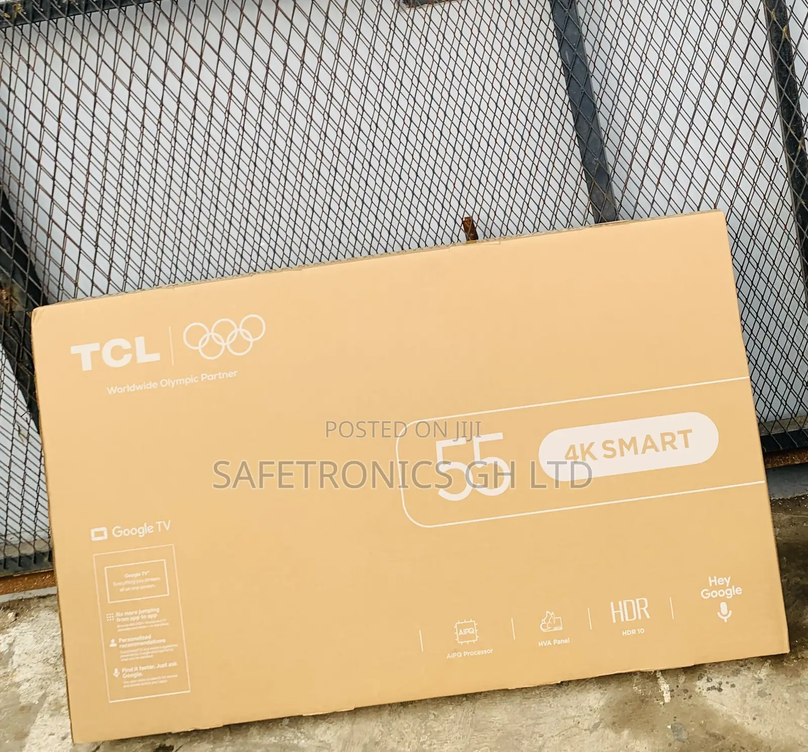 Pure Vision TCL 55 Inch Smart 4K Led UHD Android TV
