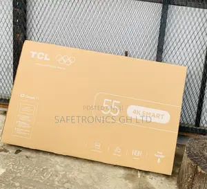 Unique Sleek 4K UHD TCL Clear View 55 Inch Smart Android TV