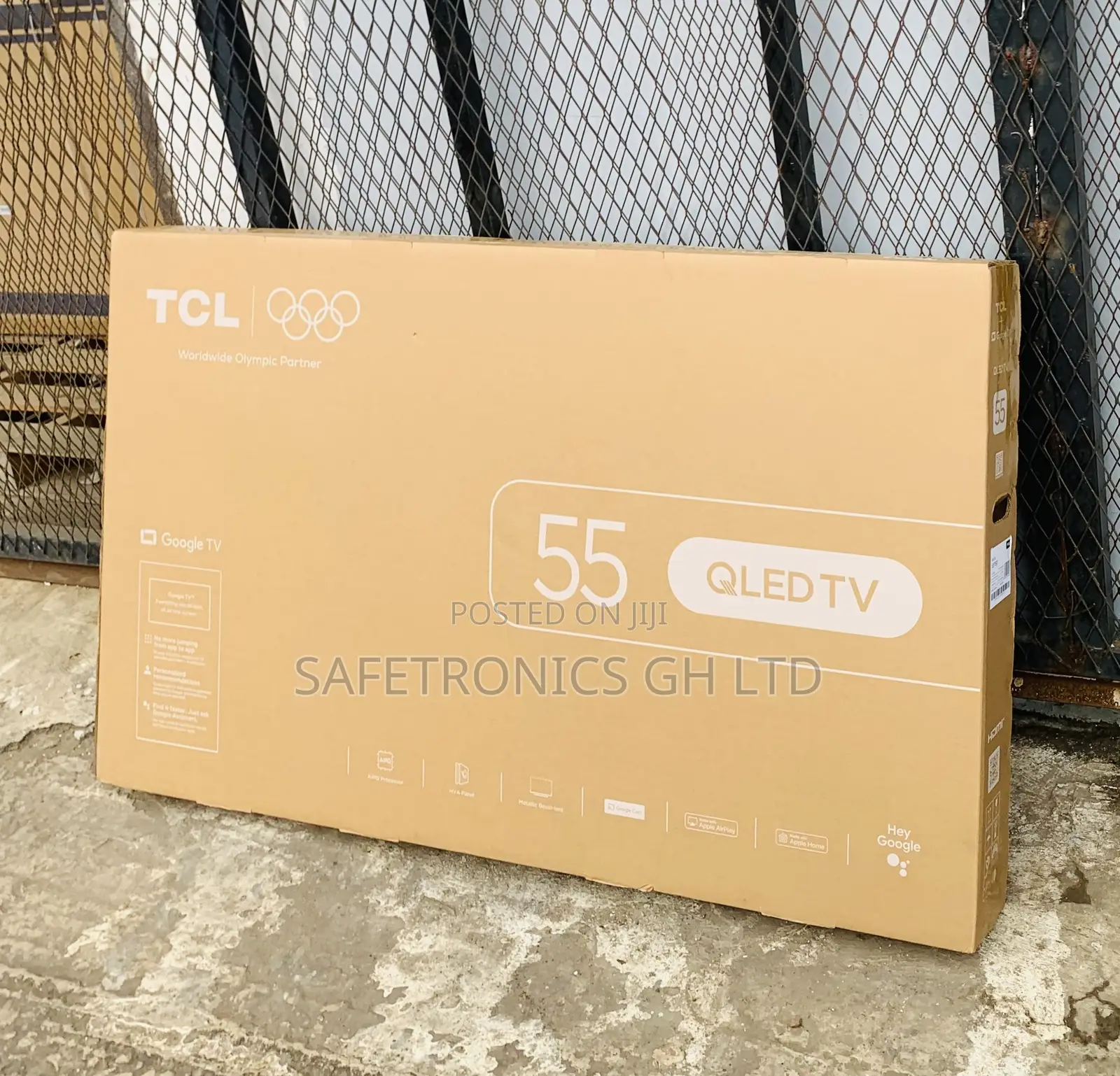 Sleek New TCL Qled UHD 4K Android Prime-Vision 55 Inch TV
