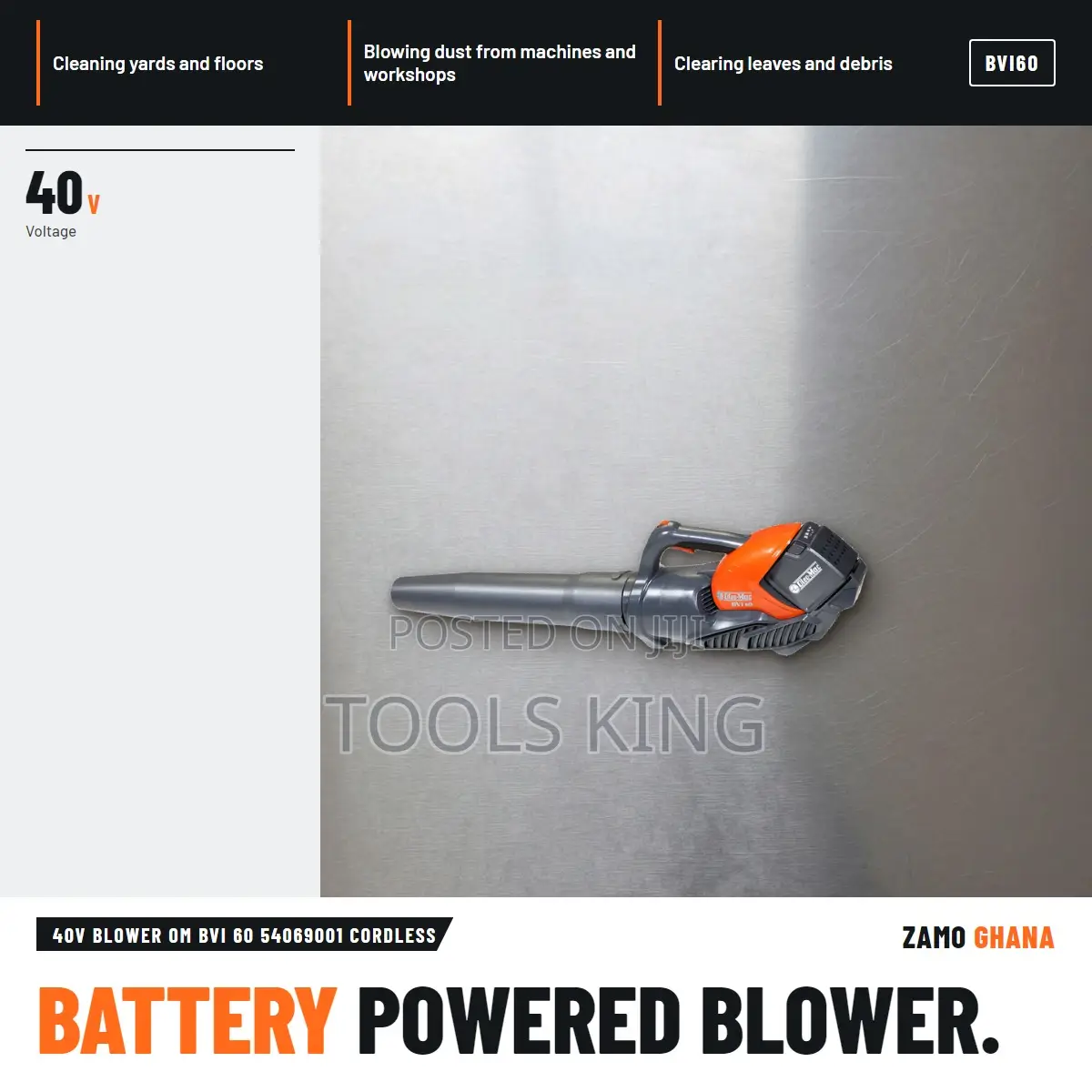 40V Blower Om Bvi 60 Cordless - BVI60