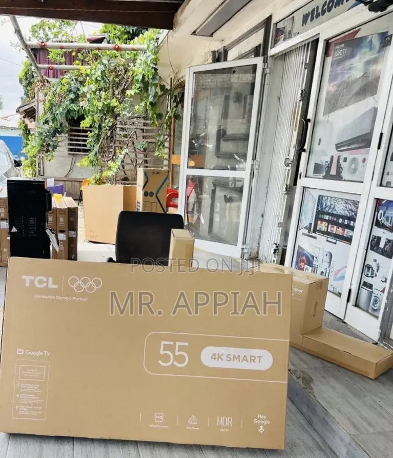 Upgrade Your TV With TCL 55” Qled 4k Smart TV(Remote Control)
