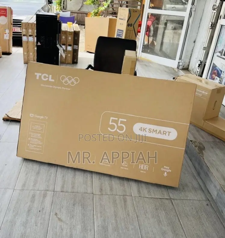 Upgrade Your TV With TCL 55” Qled 4k Smart TV(Remote Control)